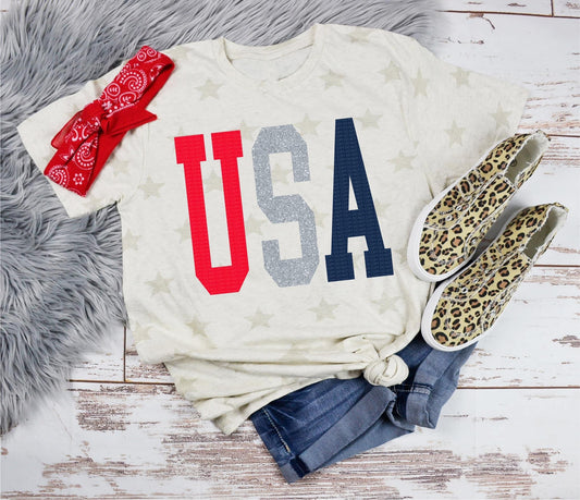 USA (S is Glitter)